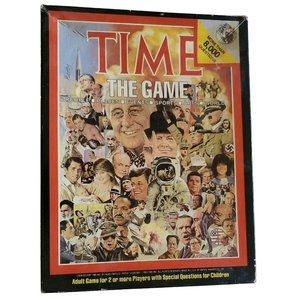 Vintage 1983 Time The Game Board Cards Challenging Questions